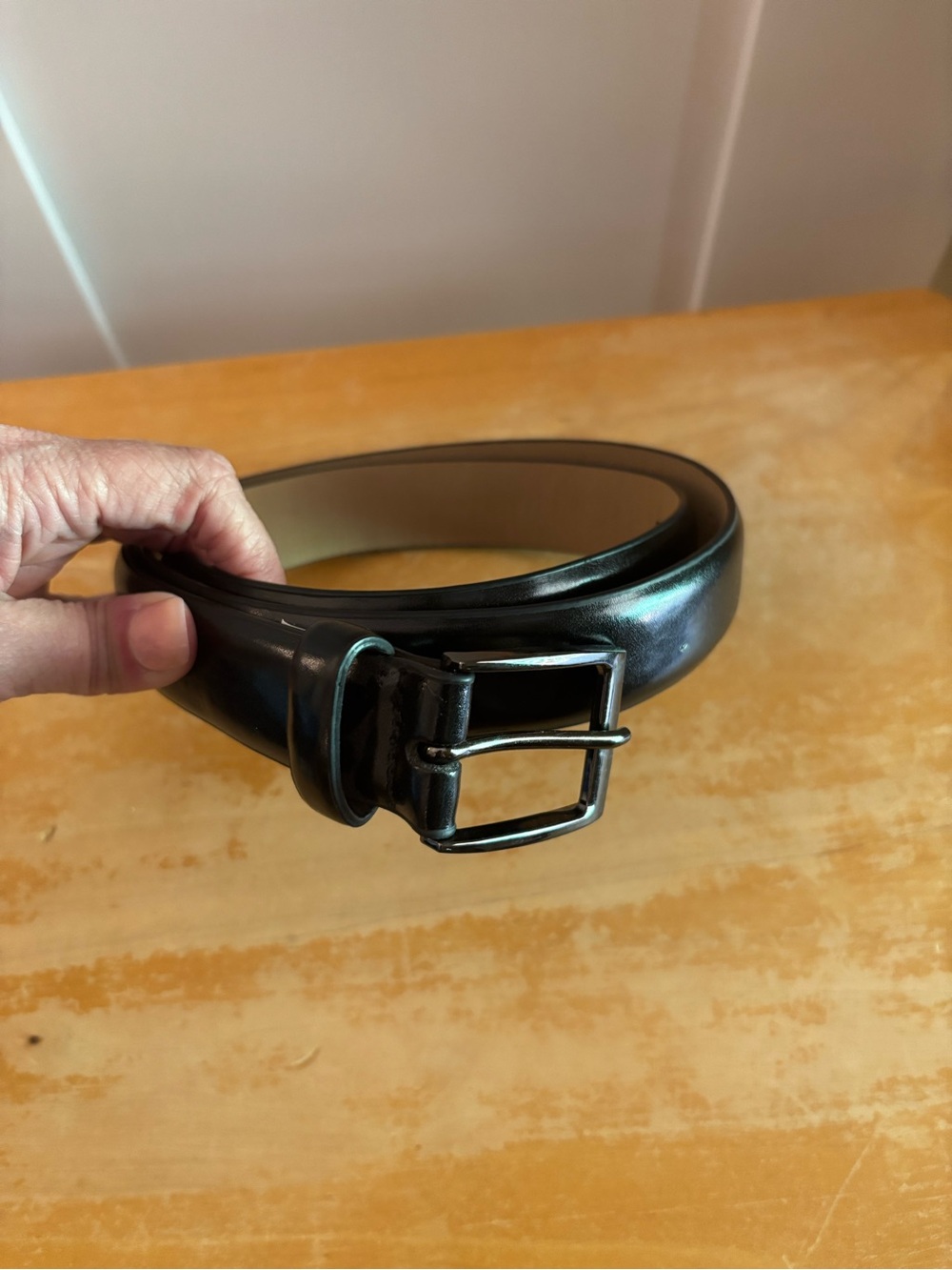Dickies Genuine Leather Belt Black Size 38 Men’s Classic Casual Workwear